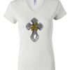 Women's Short Sleeve V-Neck T-Shirt Thumbnail