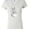 Women's Short Sleeve V-Neck T-Shirt Thumbnail