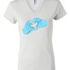 Women's Short Sleeve V-Neck T-Shirt Thumbnail