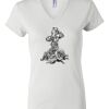 Women's Short Sleeve V-Neck T-Shirt Thumbnail