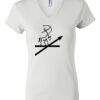 Women's Short Sleeve V-Neck T-Shirt Thumbnail