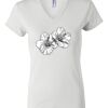 Women's Short Sleeve V-Neck T-Shirt Thumbnail