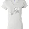 Women's Short Sleeve V-Neck T-Shirt Thumbnail