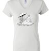 Women's Short Sleeve V-Neck T-Shirt Thumbnail