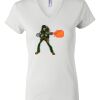 Women's Short Sleeve V-Neck T-Shirt Thumbnail