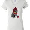 Women's Short Sleeve V-Neck T-Shirt Thumbnail