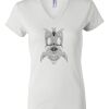 Women's Short Sleeve V-Neck T-Shirt Thumbnail