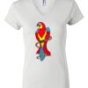 Women's Short Sleeve V-Neck T-Shirt Thumbnail