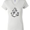 Women's Short Sleeve V-Neck T-Shirt Thumbnail
