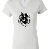 Women's Short Sleeve V-Neck T-Shirt Thumbnail