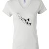 Women's Short Sleeve V-Neck T-Shirt Thumbnail