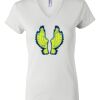 Women's Short Sleeve V-Neck T-Shirt Thumbnail