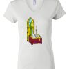 Women's Short Sleeve V-Neck T-Shirt Thumbnail