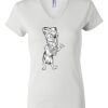 Women's Short Sleeve V-Neck T-Shirt Thumbnail