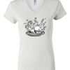 Women's Short Sleeve V-Neck T-Shirt Thumbnail