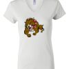 Women's Short Sleeve V-Neck T-Shirt Thumbnail