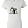 Women's Short Sleeve V-Neck T-Shirt Thumbnail