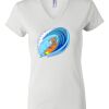 Women's Short Sleeve V-Neck T-Shirt Thumbnail