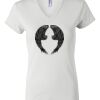 Women's Short Sleeve V-Neck T-Shirt Thumbnail