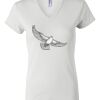 Women's Short Sleeve V-Neck T-Shirt Thumbnail