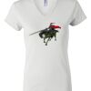 Women's Short Sleeve V-Neck T-Shirt Thumbnail