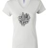 Women's Short Sleeve V-Neck T-Shirt Thumbnail