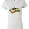 Women's Short Sleeve V-Neck T-Shirt Thumbnail