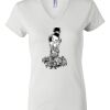 Women's Short Sleeve V-Neck T-Shirt Thumbnail