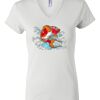 Women's Short Sleeve V-Neck T-Shirt Thumbnail