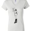 Women's Short Sleeve V-Neck T-Shirt Thumbnail