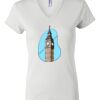 Women's Short Sleeve V-Neck T-Shirt Thumbnail