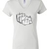 Women's Short Sleeve V-Neck T-Shirt Thumbnail