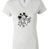 Women's Short Sleeve V-Neck T-Shirt Thumbnail