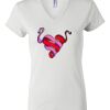 Women's Short Sleeve V-Neck T-Shirt Thumbnail