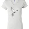 Women's Short Sleeve V-Neck T-Shirt Thumbnail