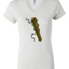 Women's Short Sleeve V-Neck T-Shirt Thumbnail