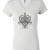 Women's Short Sleeve V-Neck T-Shirt Thumbnail