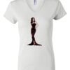 Women's Short Sleeve V-Neck T-Shirt Thumbnail