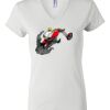 Women's Short Sleeve V-Neck T-Shirt Thumbnail