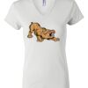 Women's Short Sleeve V-Neck T-Shirt Thumbnail