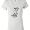 Women's Short Sleeve V-Neck T-Shirt Thumbnail