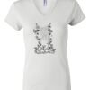 Women's Short Sleeve V-Neck T-Shirt Thumbnail