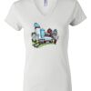 Women's Short Sleeve V-Neck T-Shirt Thumbnail