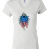 Women's Short Sleeve V-Neck T-Shirt Thumbnail