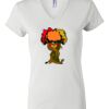 Women's Short Sleeve V-Neck T-Shirt Thumbnail