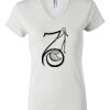 Women's Short Sleeve V-Neck T-Shirt Thumbnail