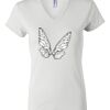 Women's Short Sleeve V-Neck T-Shirt Thumbnail