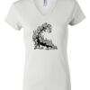 Women's Short Sleeve V-Neck T-Shirt Thumbnail