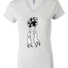 Women's Short Sleeve V-Neck T-Shirt Thumbnail