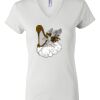 Women's Short Sleeve V-Neck T-Shirt Thumbnail